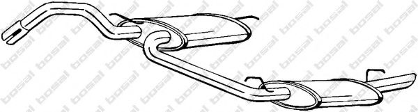 BOSAL 280-793 Глушитель выхлопных газов конечный для ROVER (Ровер) BOSAL 280-793 Глушитель выхлопных газов конечный для ROVER (Ровер)