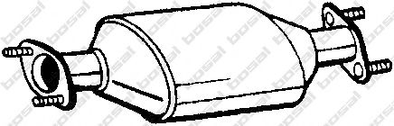 BOSAL 098-757 Катализатор для ROVER 400 ER (Ровер 400 ер) BOSAL 098-757 Катализатор для ROVER 400 ER (Ровер 400 ер)