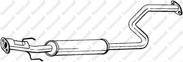 BOSAL 283-503 Средний глушитель выхлопных газов для ROVER 45 (Ровер 45) BOSAL 283-503 Средний глушитель выхлопных газов для ROVER 45 (Ровер 45)