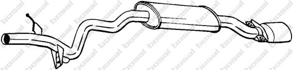 BOSAL 280-073 Глушитель выхлопных газов конечный для BMW (Бмв) BOSAL 280-073 Глушитель выхлопных газов конечный для BMW (Бмв)