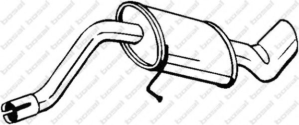 BOSAL 247-035 Глушитель выхлопных газов конечный для BMW 1 (Бмв 1) BOSAL 247-035 Глушитель выхлопных газов конечный для BMW 1 (Бмв 1)