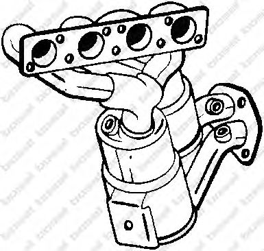 BOSAL 090-561 Катализатор для BMW 1 (Бмв 1) BOSAL 090-561 Катализатор для BMW 1 (Бмв 1)