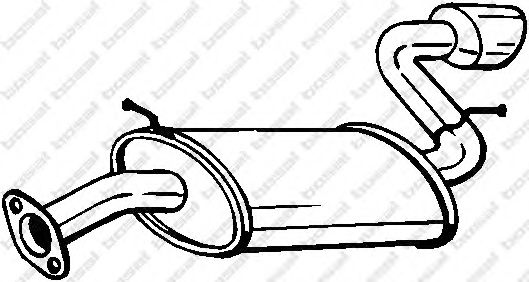 BOSAL 128-003 Глушитель выхлопных газов конечный для CHEVROLET CAPTIVA (Шевроле Каптива) BOSAL 128-003 Глушитель выхлопных газов конечный для CHEVROLET CAPTIVA (Шевроле Каптива)