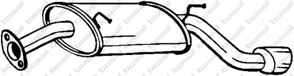 BOSAL 128-005 Глушитель выхлопных газов конечный для CHEVROLET CAPTIVA (Шевроле Каптива) BOSAL 128-005 Глушитель выхлопных газов конечный для CHEVROLET CAPTIVA (Шевроле Каптива)