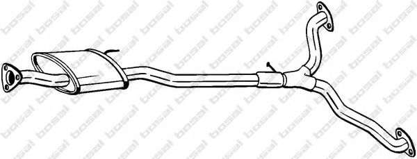 BOSAL 285-387 Средний глушитель выхлопных газов для CHEVROLET CAPTIVA (Шевроле Каптива) BOSAL 285-387 Средний глушитель выхлопных газов для CHEVROLET CAPTIVA (Шевроле Каптива)