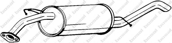 BOSAL 141-217 Глушитель выхлопных газов конечный для DAEWOO KALOS (Дэу Калос) BOSAL 141-217 Глушитель выхлопных газов конечный для DAEWOO KALOS (Дэу Калос)