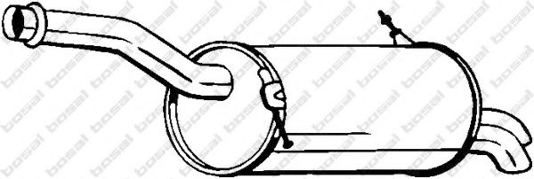 BOSAL 135-083 Глушитель выхлопных газов конечный для CITROëN (Cитроëн) BOSAL 135-083 Глушитель выхлопных газов конечный для CITROëN (Cитроëн)
