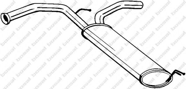 BOSAL 135-721 Глушитель выхлопных газов конечный для TOYOTA AYGO (Тойота/тоета Аъго) BOSAL 135-721 Глушитель выхлопных газов конечный для TOYOTA AYGO (Тойота/тоета Аъго)