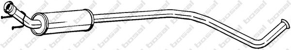 BOSAL 287-287 Средний глушитель выхлопных газов для CITROëN (Cитроëн) BOSAL 287-287 Средний глушитель выхлопных газов для CITROëN (Cитроëн)
