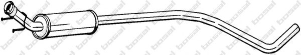 BOSAL 288-169 Средний глушитель выхлопных газов для CITROëN (Cитроëн) BOSAL 288-169 Средний глушитель выхлопных газов для CITROëN (Cитроëн)