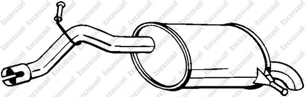 BOSAL 190-085 Глушитель выхлопных газов конечный для PEUGEOT 407 (Пежо 407) BOSAL 190-085 Глушитель выхлопных газов конечный для PEUGEOT 407 (Пежо 407)