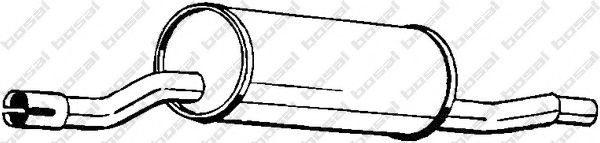 BOSAL 135-465 Средний глушитель выхлопных газов для CITROëN (Cитроëн) BOSAL 135-465 Средний глушитель выхлопных газов для CITROëN (Cитроëн)