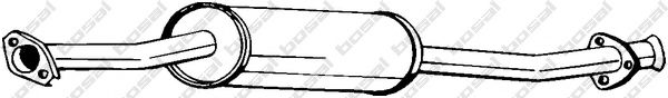 BOSAL 278-653 Предглушитель выхлопных газов для CITROëN (Cитроëн) BOSAL 278-653 Предглушитель выхлопных газов для CITROëN (Cитроëн)
