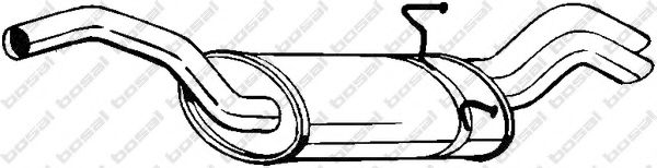 BOSAL 190-301 Глушитель выхлопных газов конечный для PEUGEOT EXPERT (Пежо Эxпэрт) BOSAL 190-301 Глушитель выхлопных газов конечный для PEUGEOT EXPERT (Пежо Эxпэрт)