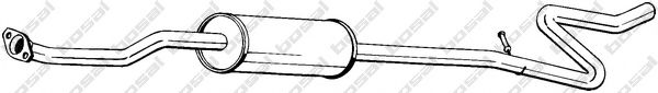 BOSAL 288-133 Средний глушитель выхлопных газов для PEUGEOT 207 (Пежо 207) BOSAL 288-133 Средний глушитель выхлопных газов для PEUGEOT 207 (Пежо 207)