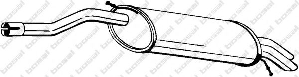 BOSAL 279-947 Глушитель выхлопных газов конечный для CITROëN (Cитроëн) BOSAL 279-947 Глушитель выхлопных газов конечный для CITROëN (Cитроëн)