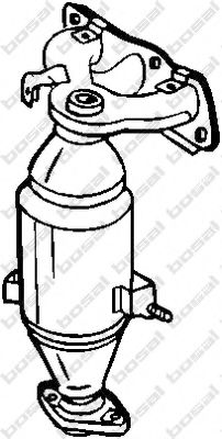 BOSAL 090-012 Катализатор для TOYOTA AYGO (Тойота/тоета Аъго) BOSAL 090-012 Катализатор для TOYOTA AYGO (Тойота/тоета Аъго)
