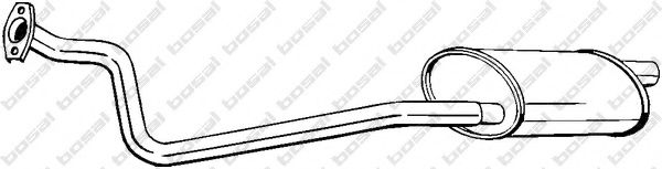BOSAL 282-379 Предглушитель выхлопных газов для CITROëN (Cитроëн) BOSAL 282-379 Предглушитель выхлопных газов для CITROëN (Cитроëн)