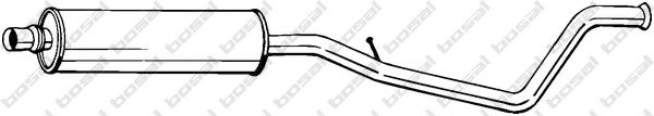 BOSAL 283-969 Средний глушитель выхлопных газов для CITROëN (Cитроëн) BOSAL 283-969 Средний глушитель выхлопных газов для CITROëN (Cитроëн)