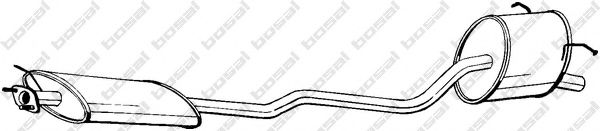 BOSAL 285-675 Глушитель выхлопных газов конечный для DAIHATSU CUORE II (Дайхатсу Cуорэ 2) BOSAL 285-675 Глушитель выхлопных газов конечный для DAIHATSU CUORE II (Дайхатсу Cуорэ 2)