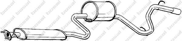 BOSAL 286-701 Глушитель выхлопных газов конечный для DAIHATSU CUORE III (Дайхатсу Cуорэ 3) BOSAL 286-701 Глушитель выхлопных газов конечный для DAIHATSU CUORE III (Дайхатсу Cуорэ 3)