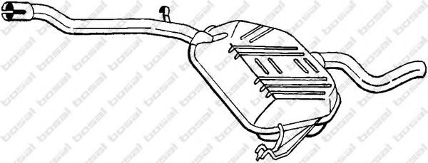 BOSAL 278-327 Средний глушитель выхлопных газов для FIAT TEMPRA (Фиат Тэмпра) BOSAL 278-327 Средний глушитель выхлопных газов для FIAT TEMPRA (Фиат Тэмпра)