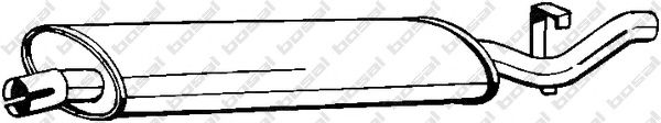 BOSAL 170-375 Глушитель выхлопных газов конечный для FIAT TEMPRA (Фиат Тэмпра) BOSAL 170-375 Глушитель выхлопных газов конечный для FIAT TEMPRA (Фиат Тэмпра)