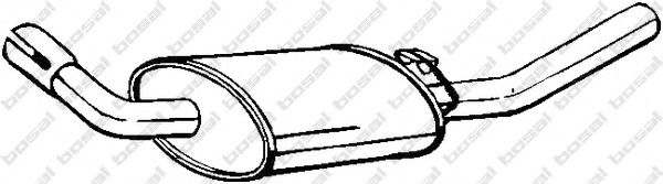 BOSAL 154-871 Глушитель выхлопных газов конечный для FORD ORION II (Форд Орион 2) BOSAL 154-871 Глушитель выхлопных газов конечный для FORD ORION II (Форд Орион 2)