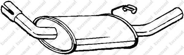BOSAL 154-801 Глушитель выхлопных газов конечный для FORD ORION II (Форд Орион 2) BOSAL 154-801 Глушитель выхлопных газов конечный для FORD ORION II (Форд Орион 2)