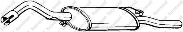 BOSAL 278-581 Глушитель выхлопных газов конечный для FORD (Форд) BOSAL 278-581 Глушитель выхлопных газов конечный для FORD (Форд)