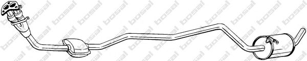 BOSAL 293-773 Средний глушитель выхлопных газов для FORD FIESTA (Форд Фиэста) BOSAL 293-773 Средний глушитель выхлопных газов для FORD FIESTA (Форд Фиэста)