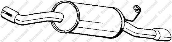 BOSAL 154-707 Глушитель выхлопных газов конечный для FORD (Форд) BOSAL 154-707 Глушитель выхлопных газов конечный для FORD (Форд)