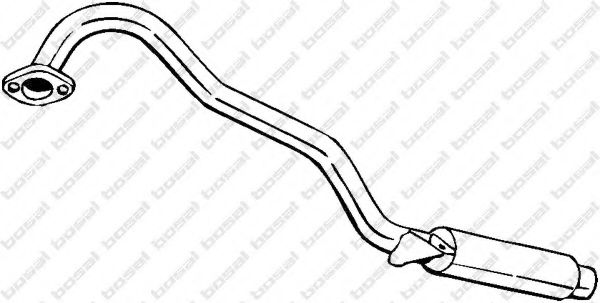 BOSAL 145-017 Глушитель выхлопных газов конечный для NISSAN TERRANO II (Ниссан Террано 2) BOSAL 145-017 Глушитель выхлопных газов конечный для NISSAN TERRANO II (Ниссан Террано 2)