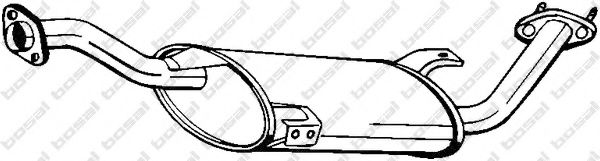 BOSAL 154-549 Средний глушитель выхлопных газов для FORD MAVERICK (Форд Маvэриcк) BOSAL 154-549 Средний глушитель выхлопных газов для FORD MAVERICK (Форд Маvэриcк)