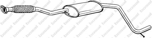 BOSAL 285-635 Средний глушитель выхлопных газов для FORD MONDEO (Форд Мондэо) BOSAL 285-635 Средний глушитель выхлопных газов для FORD MONDEO (Форд Мондэо)