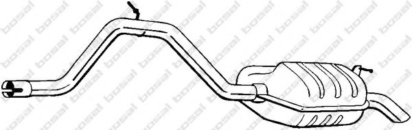 BOSAL 278-091 Глушитель выхлопных газов конечный для FORD MONDEO (Форд Мондэо) BOSAL 278-091 Глушитель выхлопных газов конечный для FORD MONDEO (Форд Мондэо)