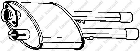 BOSAL 154-915 Средний глушитель выхлопных газов для FORD SCORPIO I (Форд Скорпио 1) BOSAL 154-915 Средний глушитель выхлопных газов для FORD SCORPIO I (Форд Скорпио 1)