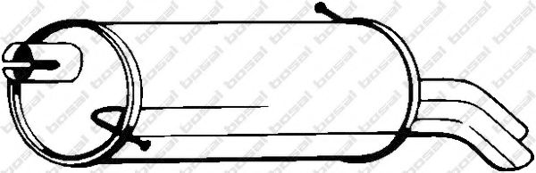 BOSAL 233-343 Глушитель выхлопных газов конечный для VOLKSWAGEN SHARAN (Фольксваген Шаран) BOSAL 233-343 Глушитель выхлопных газов конечный для VOLKSWAGEN SHARAN (Фольксваген Шаран)