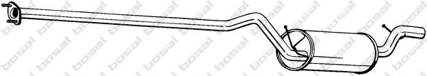 BOSAL 286-605 Средний глушитель выхлопных газов для MAZDA 3 (Мазда 3) BOSAL 286-605 Средний глушитель выхлопных газов для MAZDA 3 (Мазда 3)