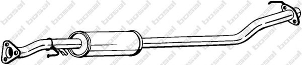 BOSAL 284-447 Средний глушитель выхлопных газов 