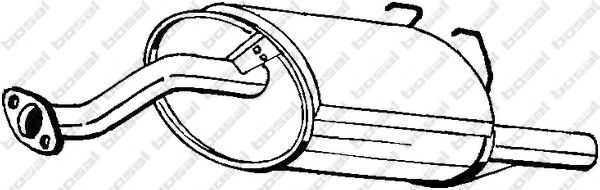 BOSAL 163-729 Глушитель выхлопных газов конечный для HONDA CRX III (Хонда Cрх 3) BOSAL 163-729 Глушитель выхлопных газов конечный для HONDA CRX III (Хонда Cрх 3)