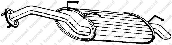 BOSAL 165-153 Глушитель выхлопных газов конечный для HYUNDAI EXCEL (Хендай Эxcэл) BOSAL 165-153 Глушитель выхлопных газов конечный для HYUNDAI EXCEL (Хендай Эxcэл)