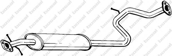 BOSAL 282-055 Средний глушитель выхлопных газов для HYUNDAI EXCEL (Хендай Эxcэл) BOSAL 282-055 Средний глушитель выхлопных газов для HYUNDAI EXCEL (Хендай Эxcэл)