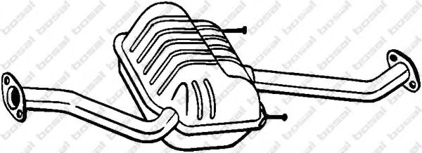 BOSAL 278-687 Глушитель выхлопных газов конечный для KIA SEDONA III (Киа Сэдона 3) BOSAL 278-687 Глушитель выхлопных газов конечный для KIA SEDONA III (Киа Сэдона 3)