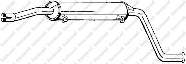 BOSAL 279-991 Средний глушитель выхлопных газов для LADA SABLE (Лада Саблэ) BOSAL 279-991 Средний глушитель выхлопных газов для LADA SABLE (Лада Саблэ)