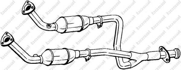 BOSAL 098-300 Катализатор для LAND ROVER RANGE ROVER II (Ленд ровер/лэнд ровер Рангэ ровер 2) BOSAL 098-300 Катализатор для LAND ROVER RANGE ROVER II (Ленд ровер/лэнд ровер Рангэ ровер 2)