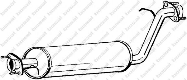 BOSAL 211-383 Средний глушитель выхлопных газов для LAND ROVER RANGE ROVER II (Ленд ровер/лэнд ровер Рангэ ровер 2) BOSAL 211-383 Средний глушитель выхлопных газов для LAND ROVER RANGE ROVER II (Ленд ровер/лэнд ровер Рангэ ровер 2)