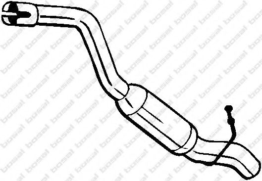 BOSAL 171-219 Глушитель выхлопных газов конечный для MAZDA 3 (Мазда 3) BOSAL 171-219 Глушитель выхлопных газов конечный для MAZDA 3 (Мазда 3)