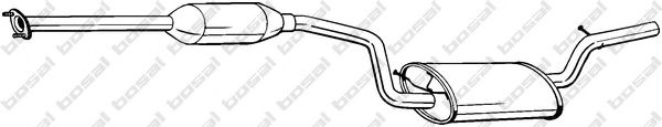 BOSAL 288-203 Средний глушитель выхлопных газов для MAZDA 3 (Мазда 3) BOSAL 288-203 Средний глушитель выхлопных газов для MAZDA 3 (Мазда 3)