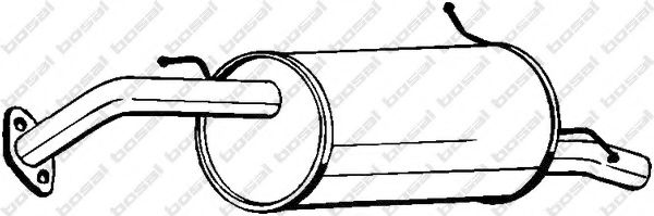 BOSAL 171-473 Глушитель выхлопных газов конечный для MAZDA (Мазда) BOSAL 171-473 Глушитель выхлопных газов конечный для MAZDA (Мазда)